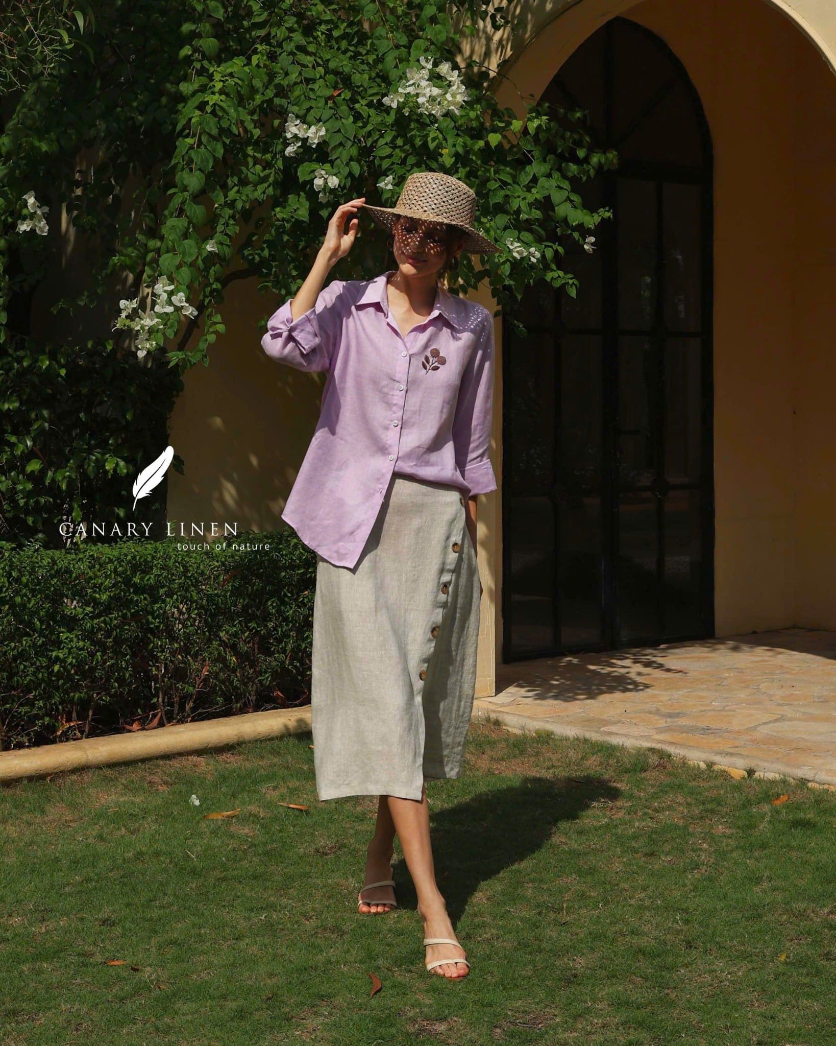  Skew Skirt - Muối tiêu 