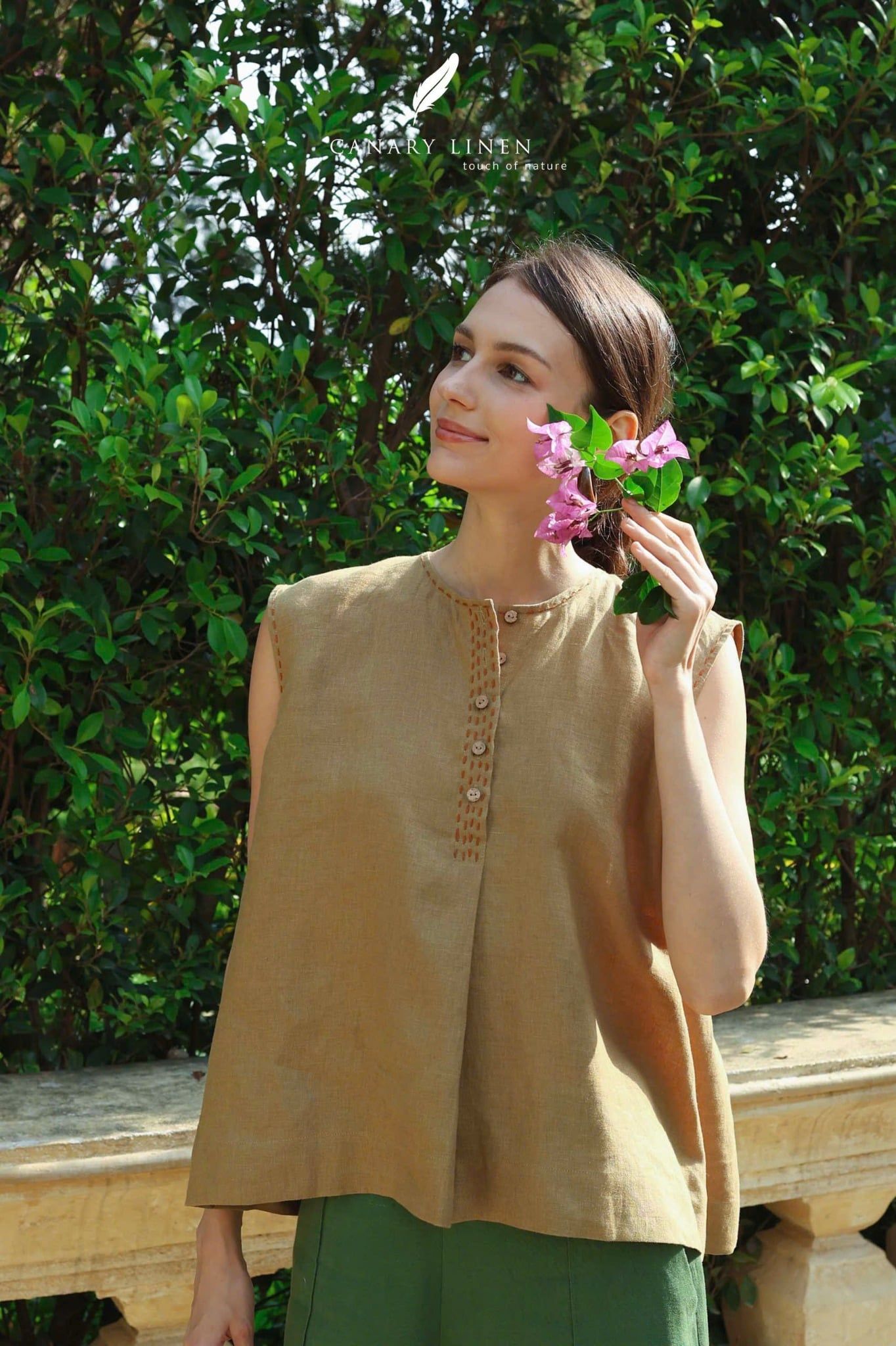  Stig Top - Xanh Olive 