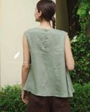  Aline Top - Rêu nhạt 