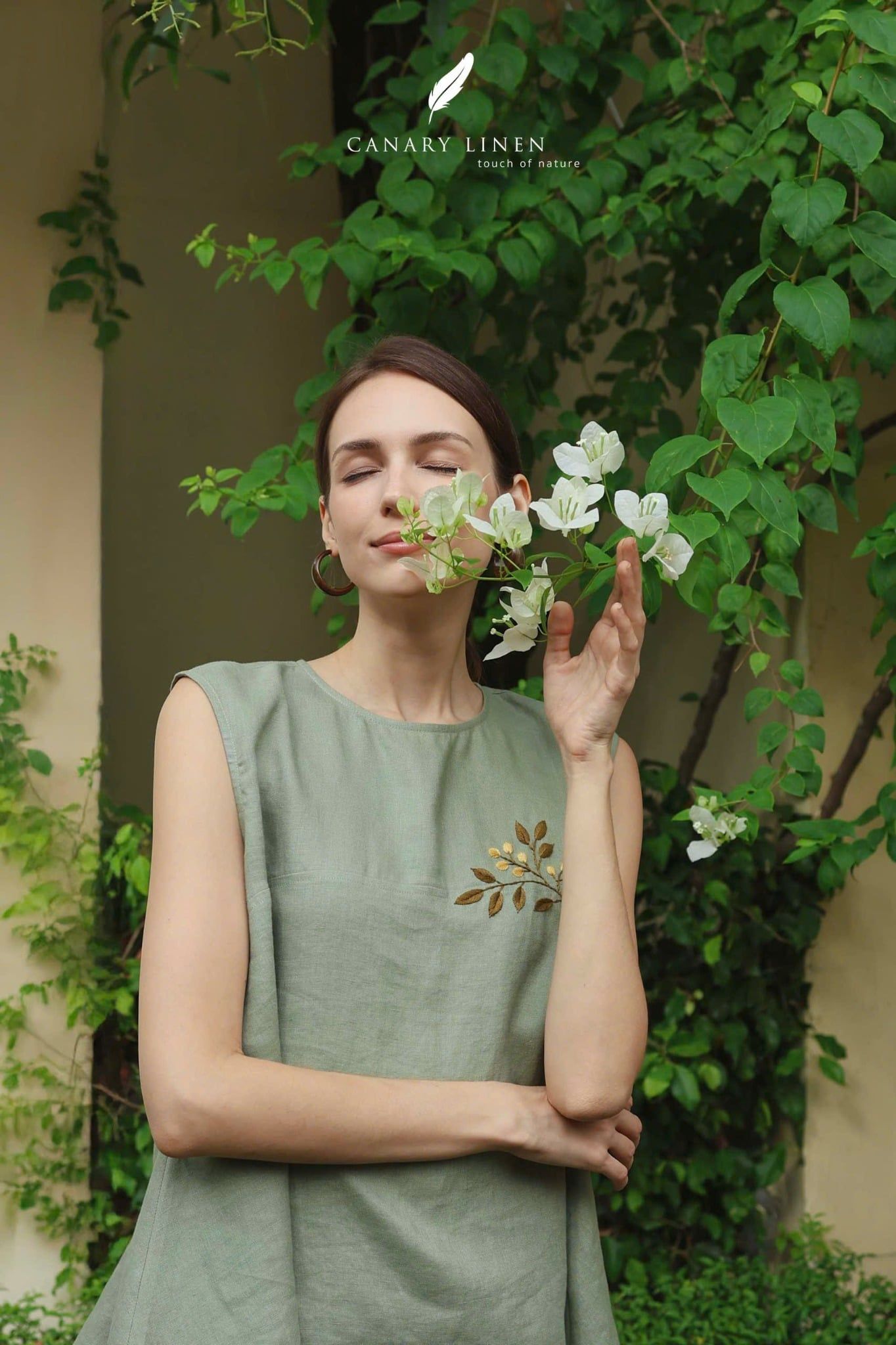  Aline Top - Rêu nhạt 