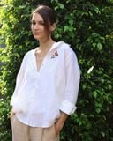  Blossy Shirt - Trắng 
