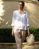  Blossy Shirt - Trắng 