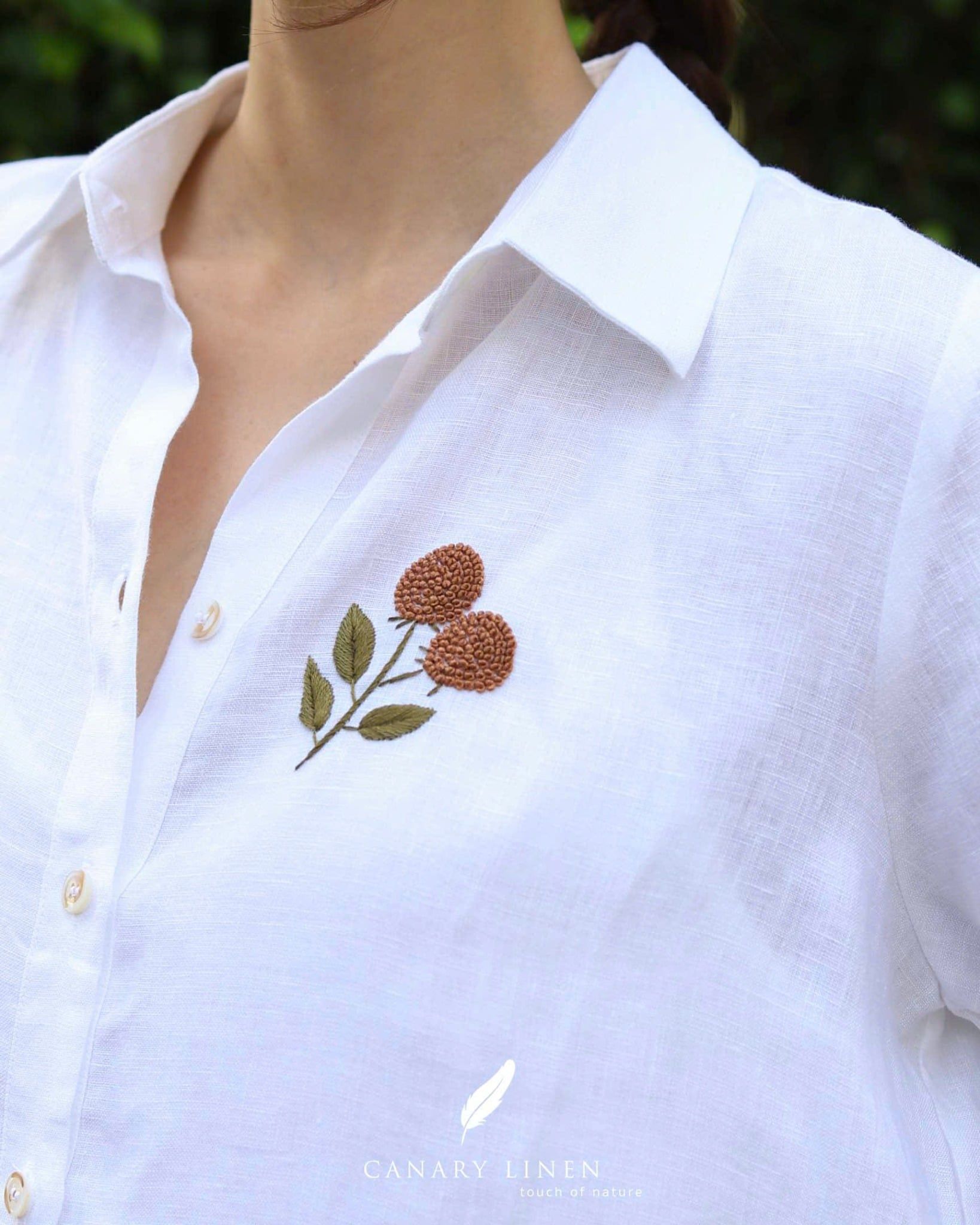  Blossy Shirt - Trắng 