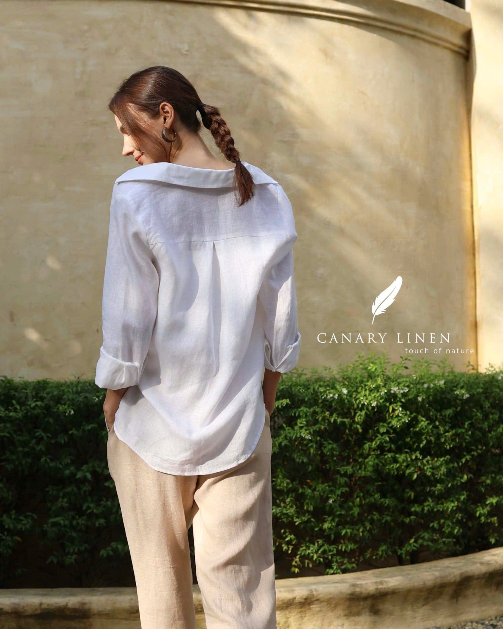  Blossy Shirt - Trắng 