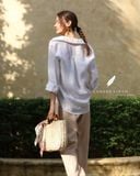  Blossy Shirt - Trắng 