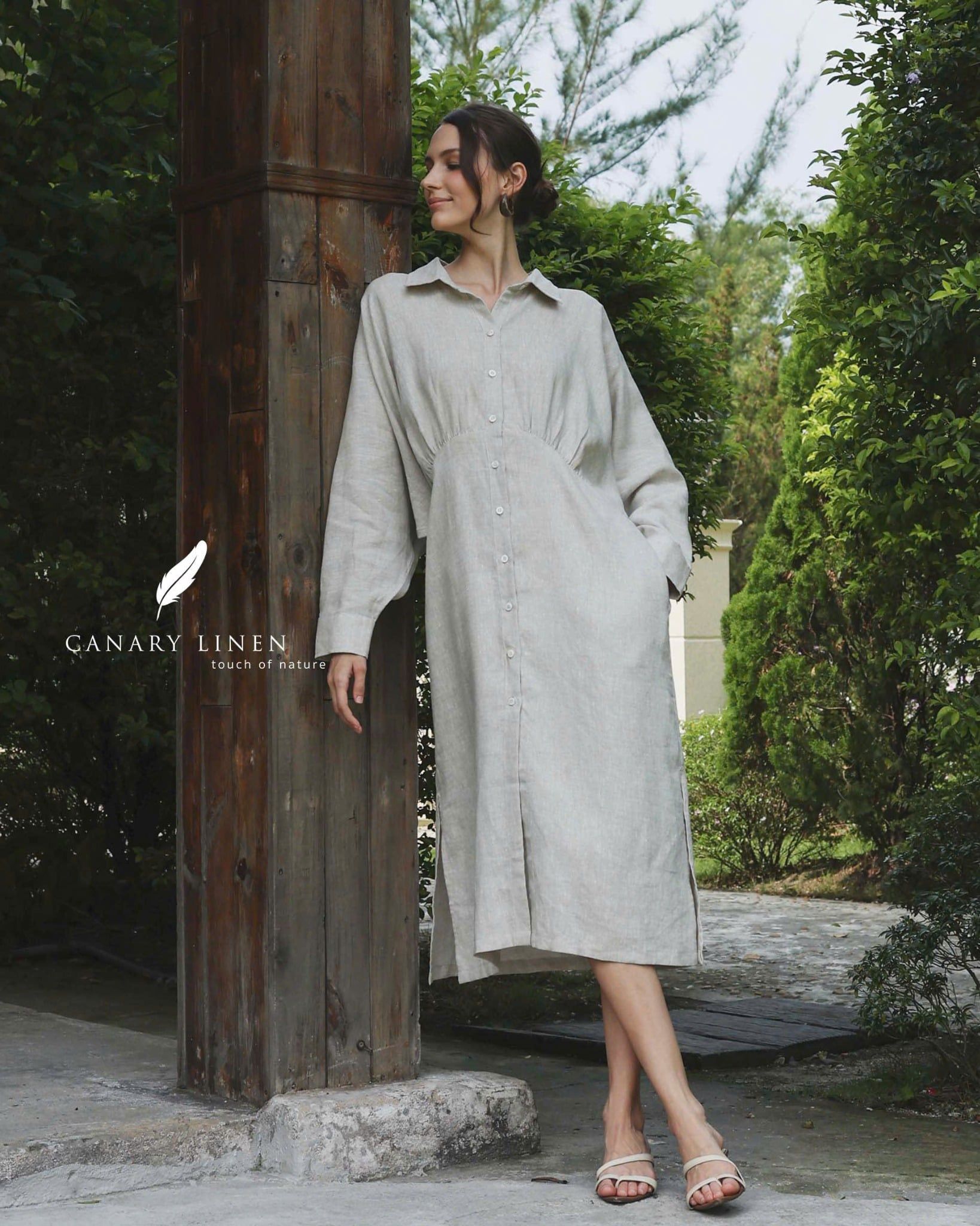  Hazel Dress - Muối tiêu 