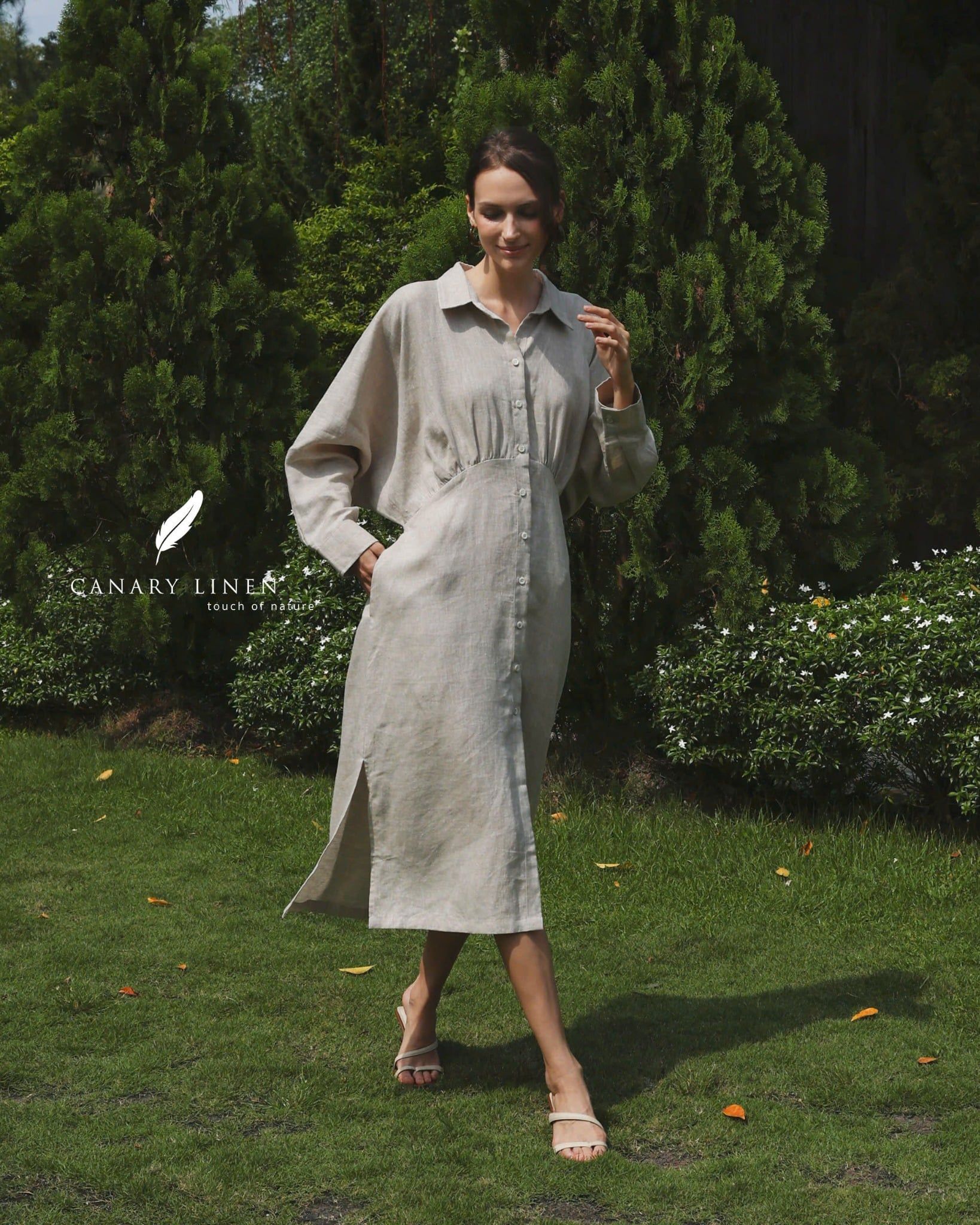  Hazel Dress - Muối tiêu 