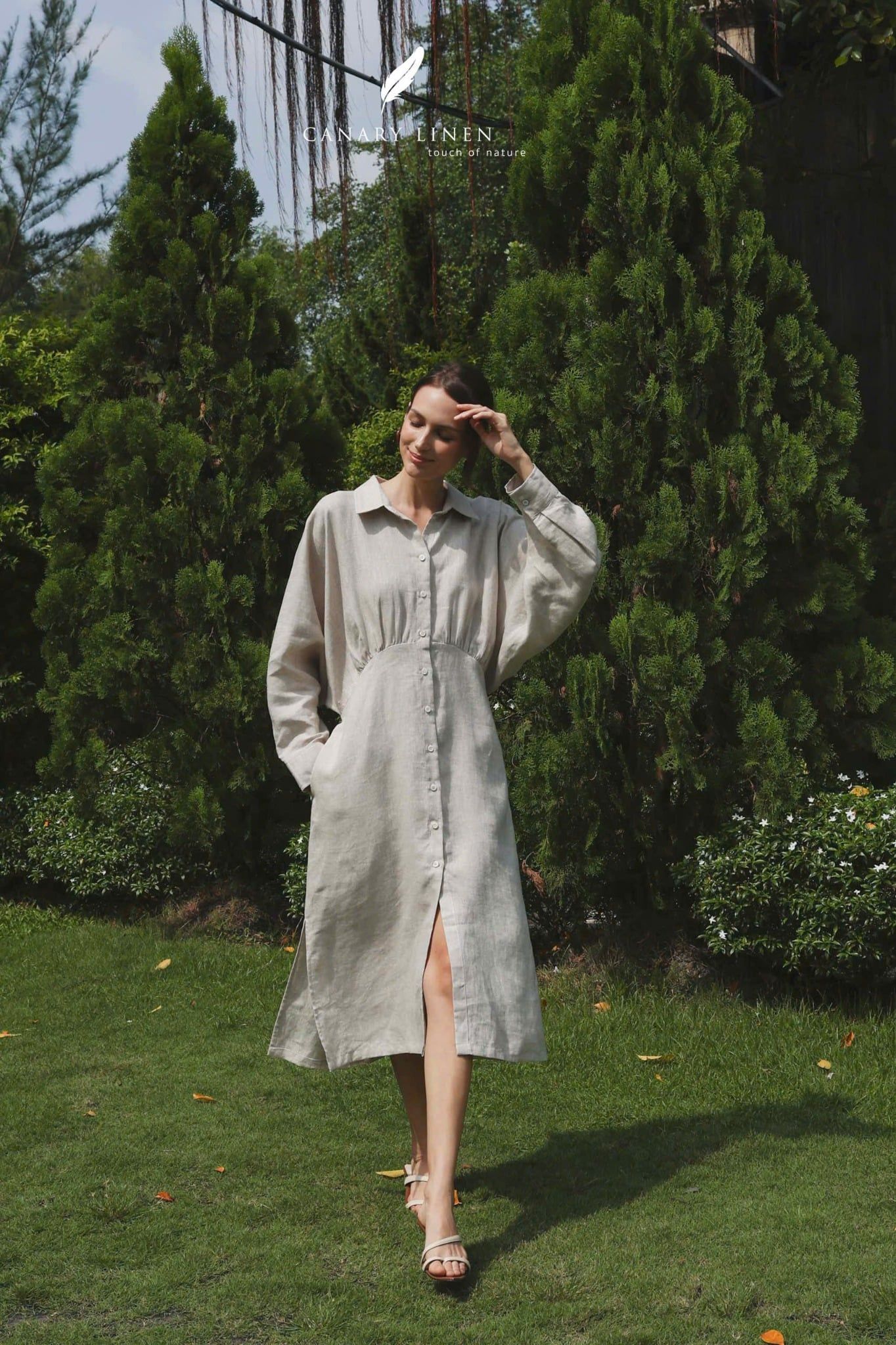  Hazel Dress - Muối tiêu 