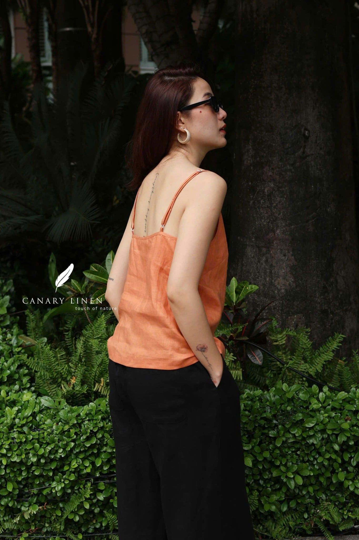  Camilia Top - Cam cá hồi 