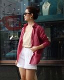  Ruxa Shirt - Hồng mận 