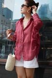  Ruxa Shirt - Hồng mận 