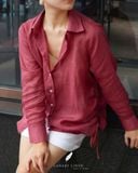  Ruxa Shirt - Hồng mận 