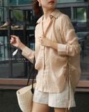 Ruxa Shirt - Kem hồng 