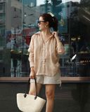  Ruxa Shirt - Kem hồng 