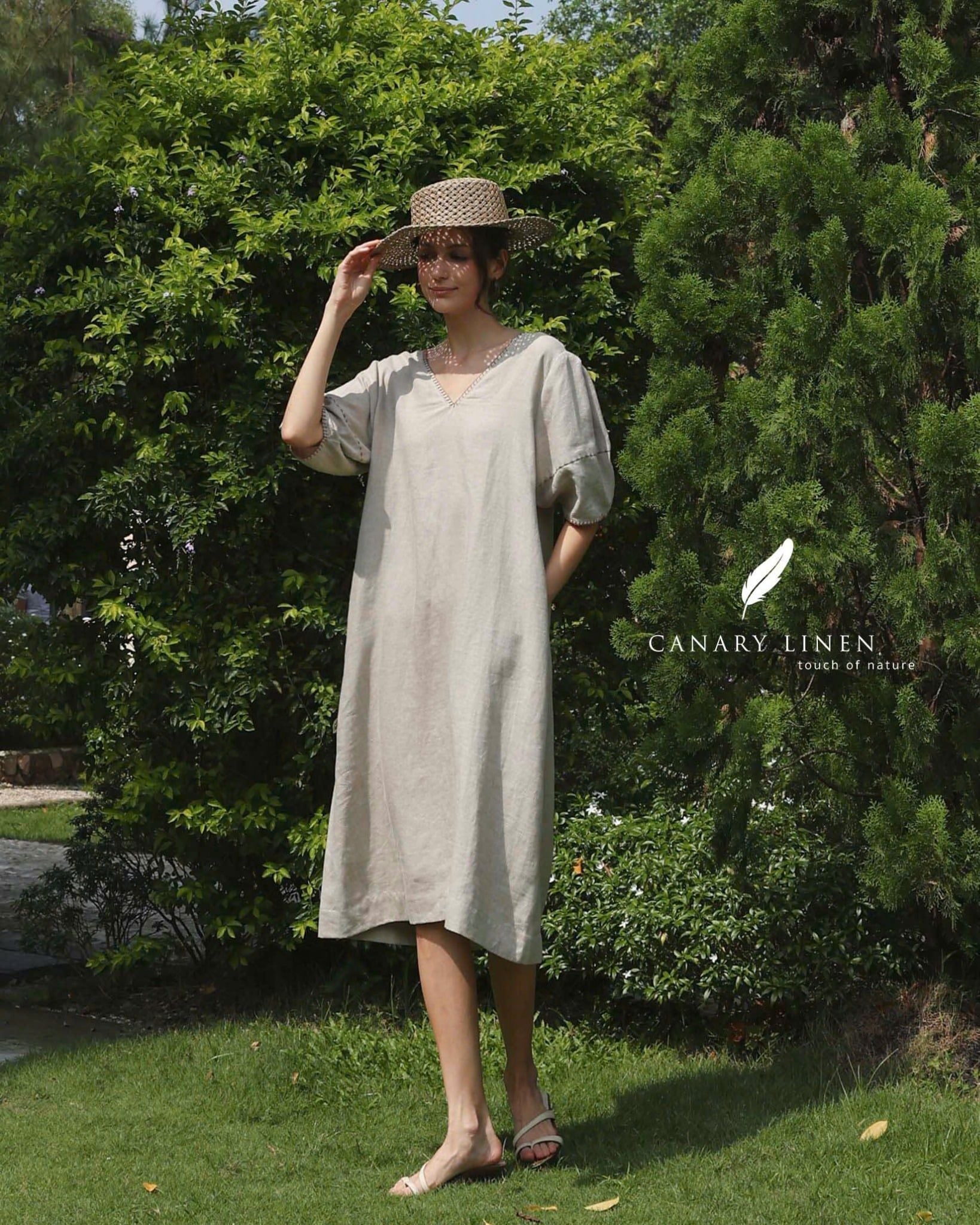  Freya Dress - Muối tiêu 