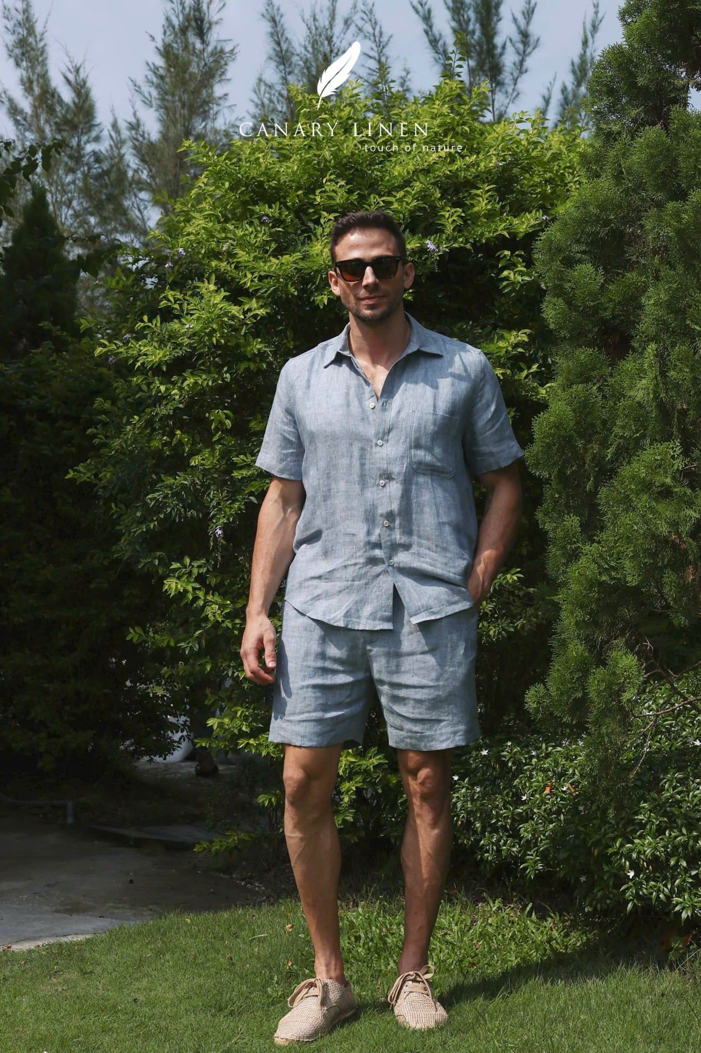  Plain Shorts - Xanh nhạt 