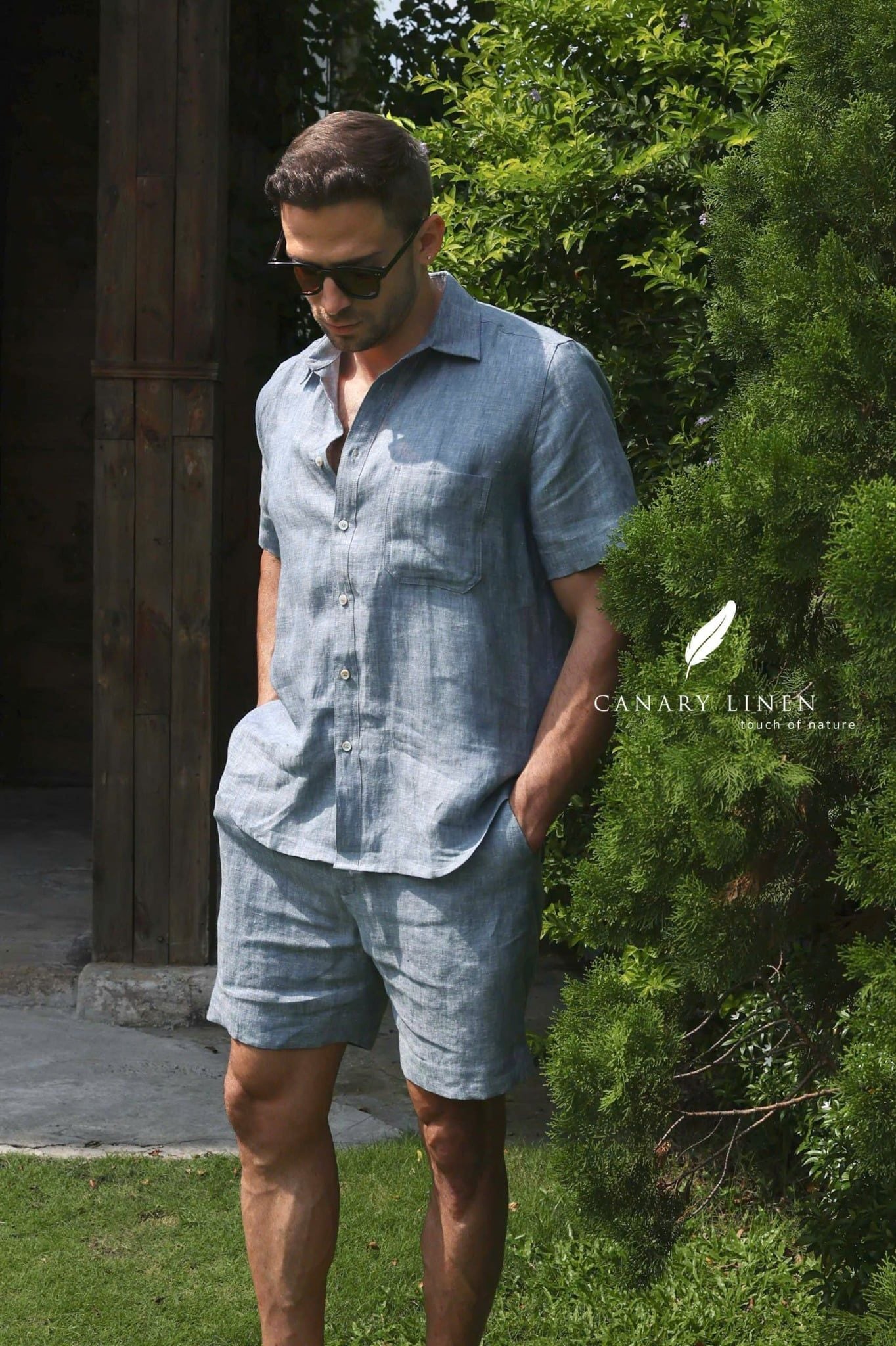  Plain Shorts - Xanh nhạt 