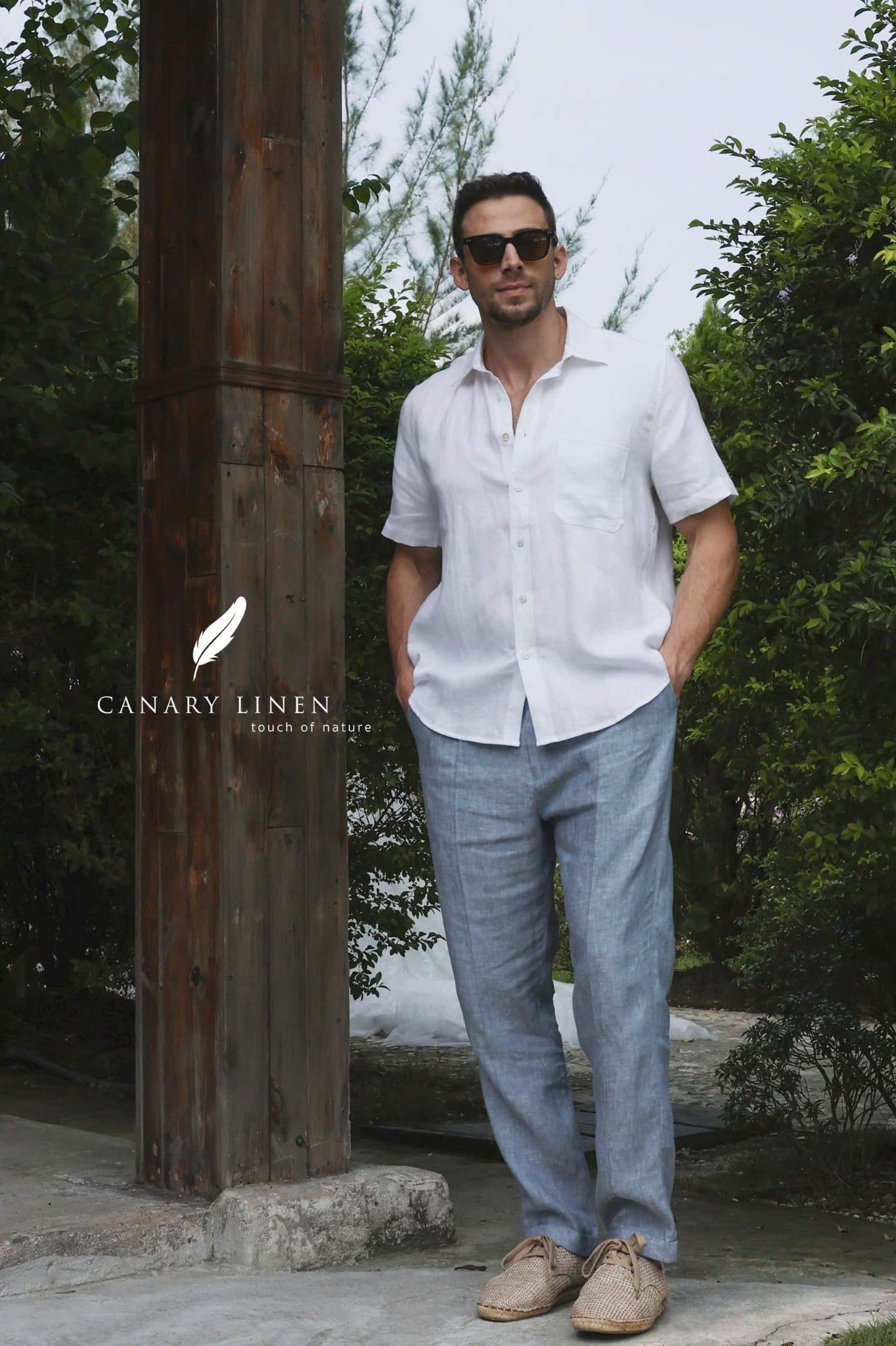  Atlas Line Pants - Xanh nhạt 