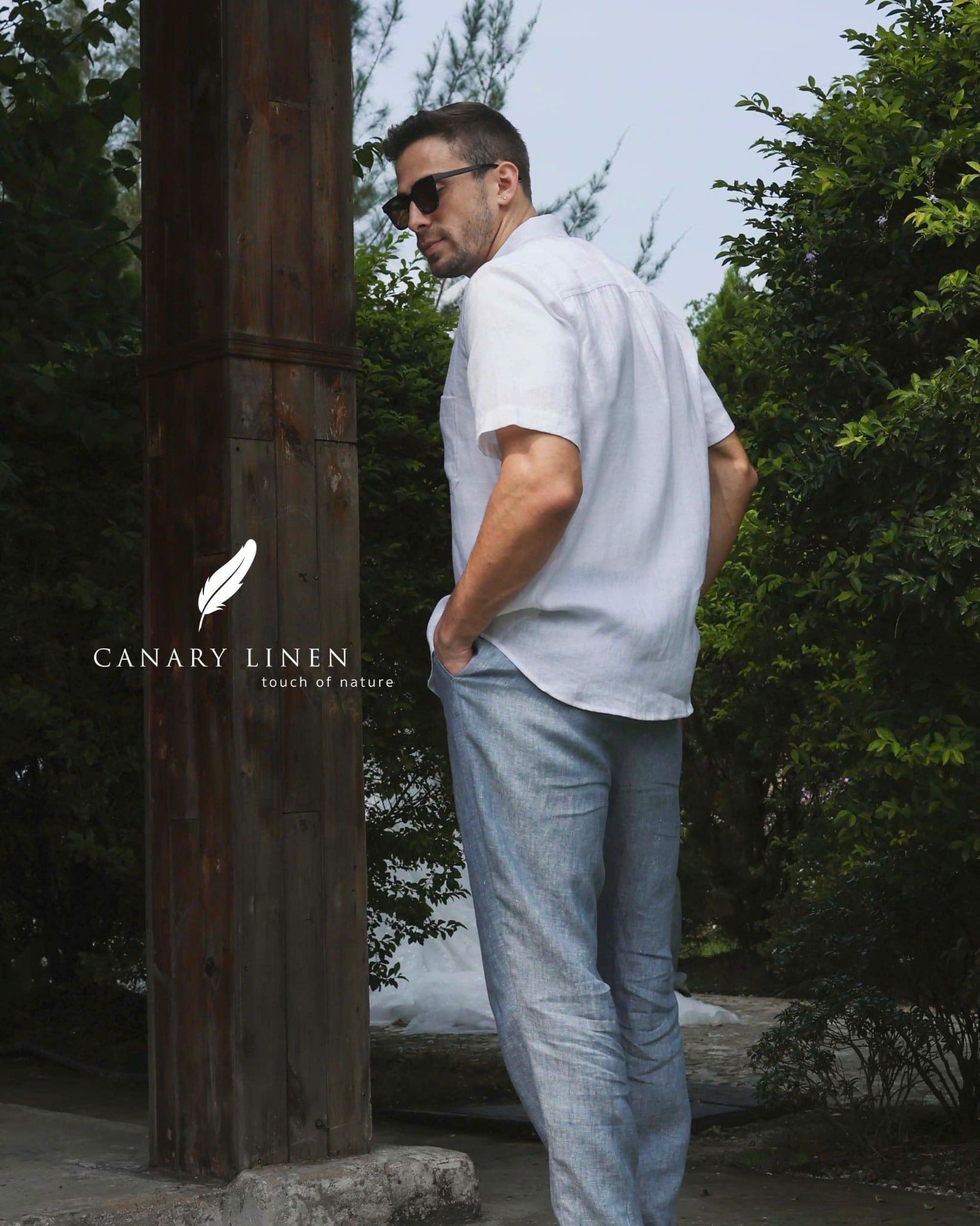  Atlas Line Pants - Xanh nhạt 