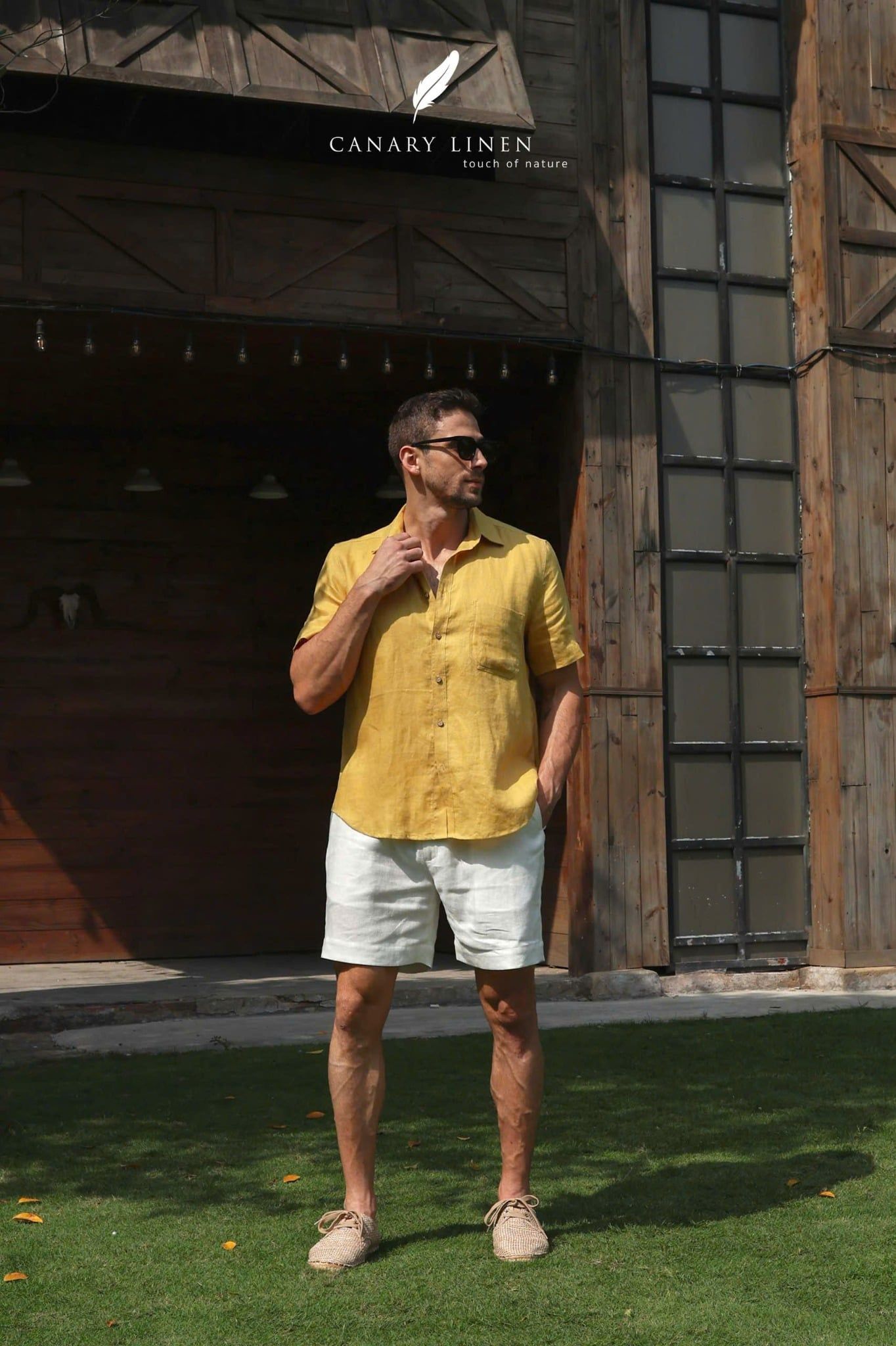  Plain Shorts - Trắng 