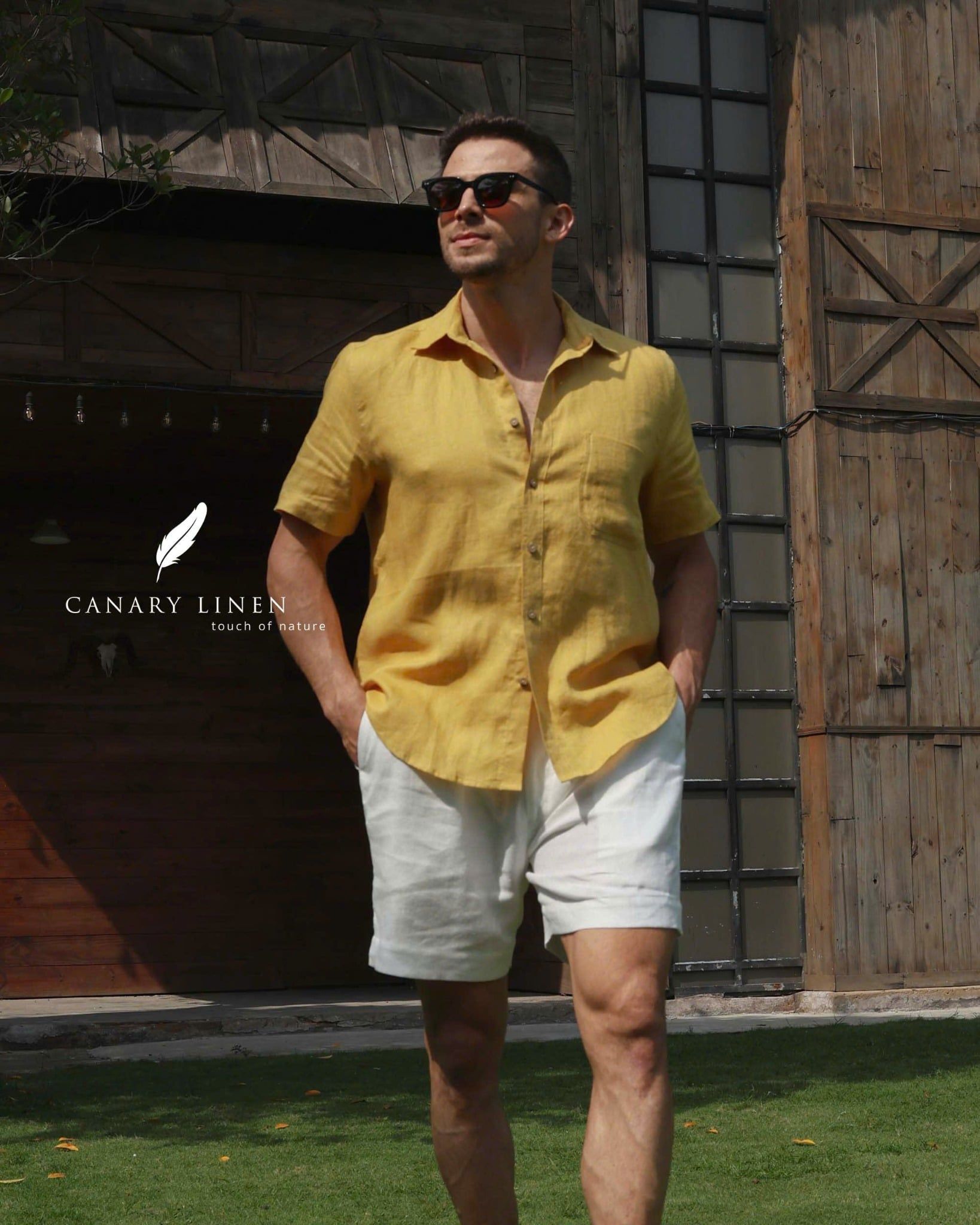  Plain Shorts - Trắng 