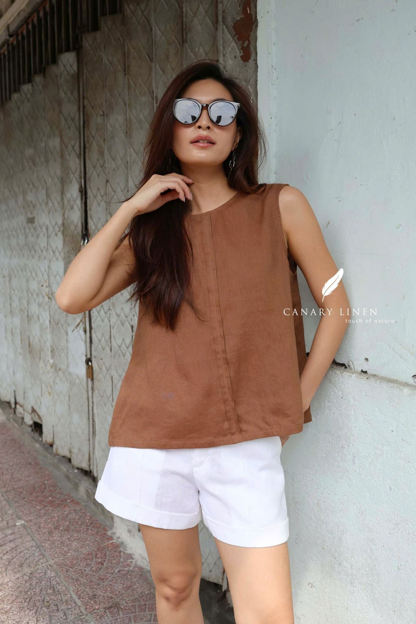  Line Shorts - Trắng 