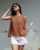  Vela Top - Nâu cafe 