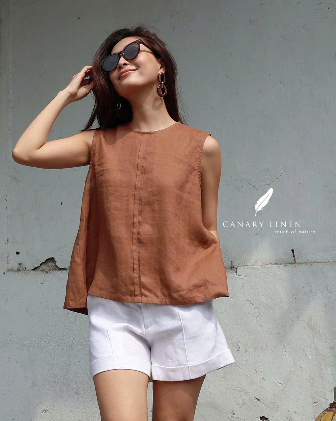  Vela Top - Nâu cafe 