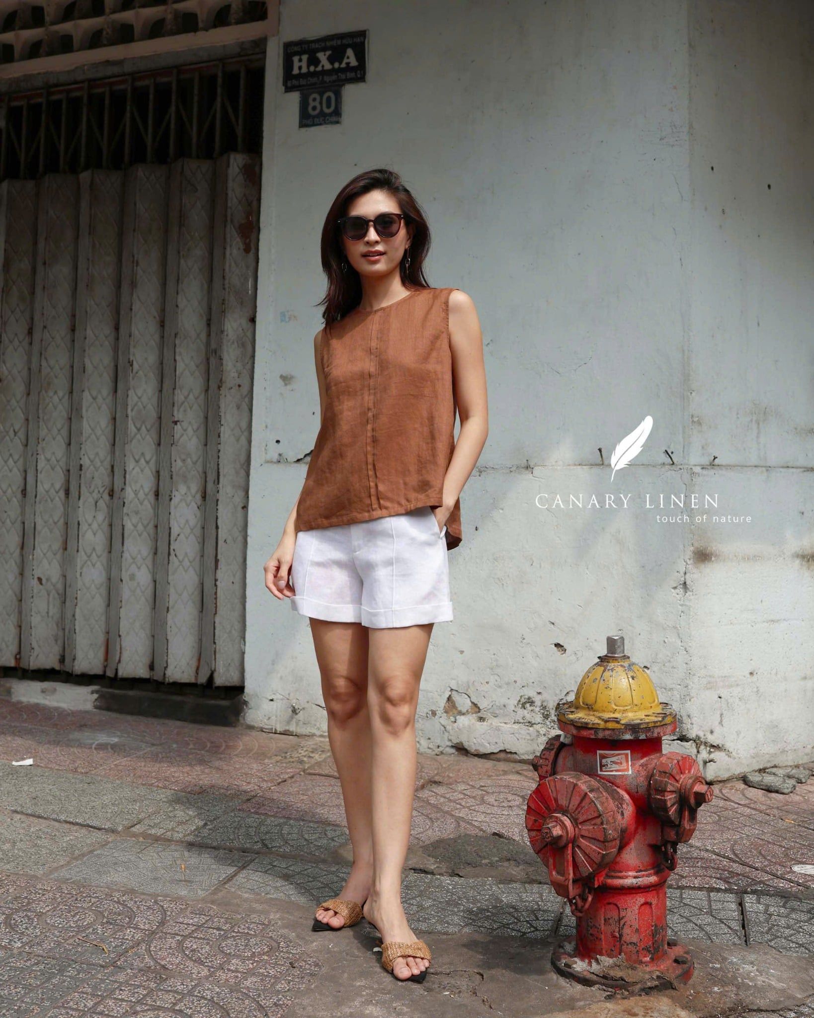  Vela Top - Nâu cafe 