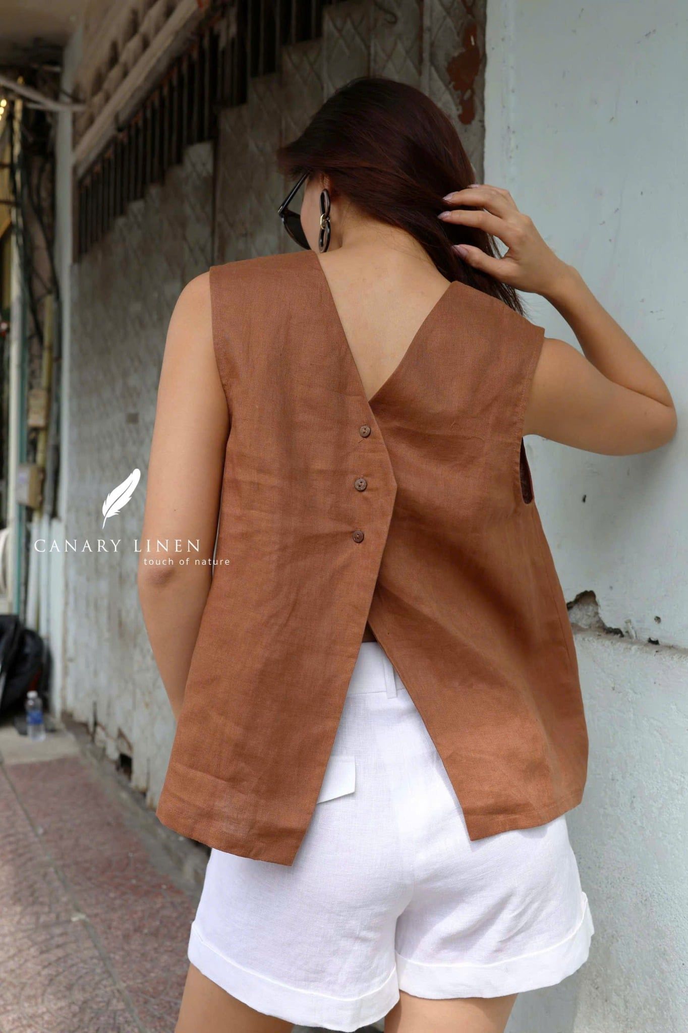  Line Shorts - Trắng 