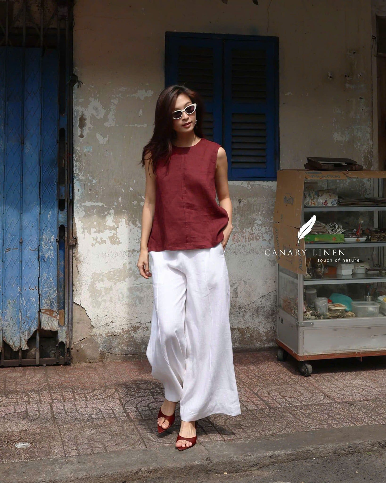  Midline Pants - Trắng 