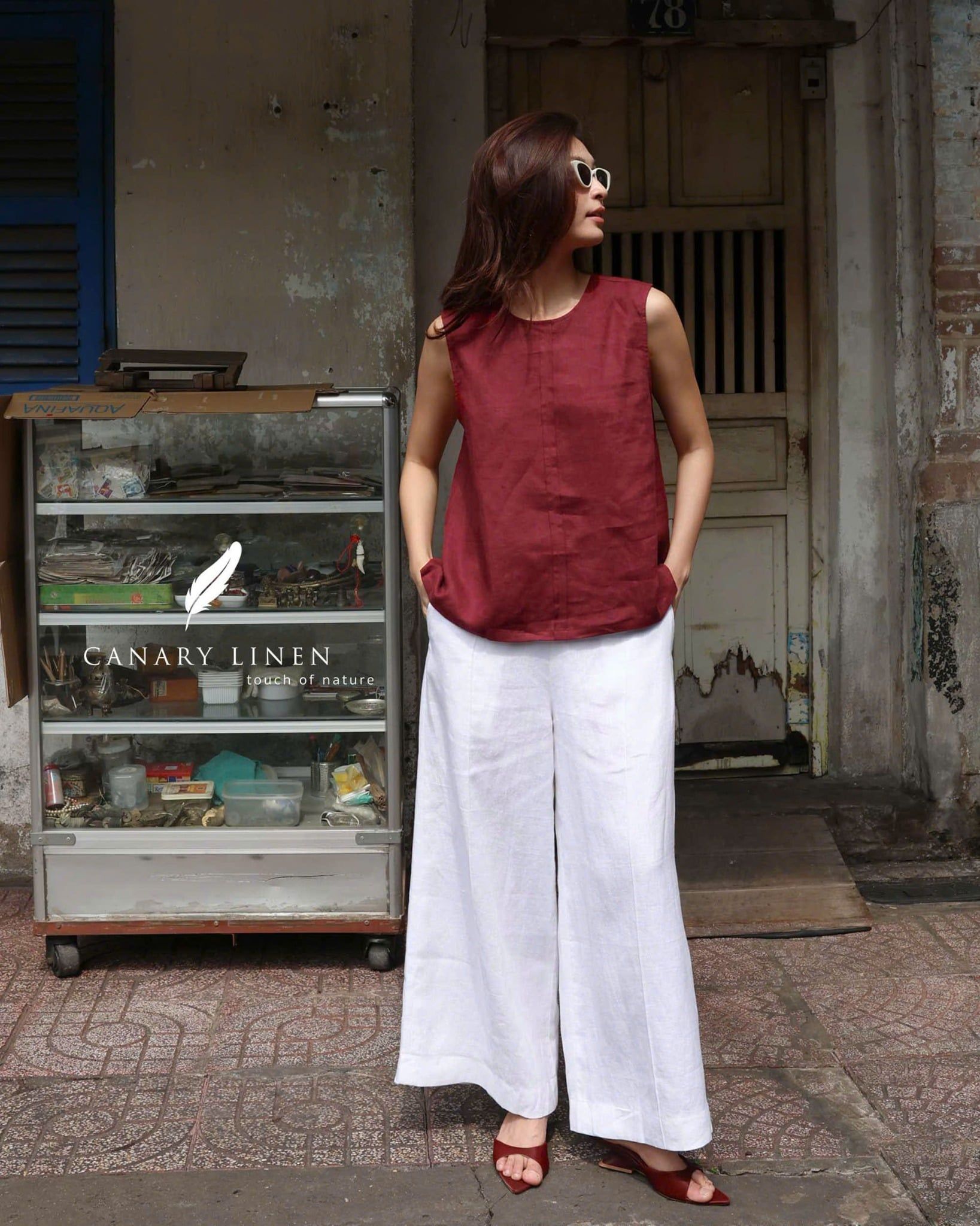  Midline Pants - Trắng 