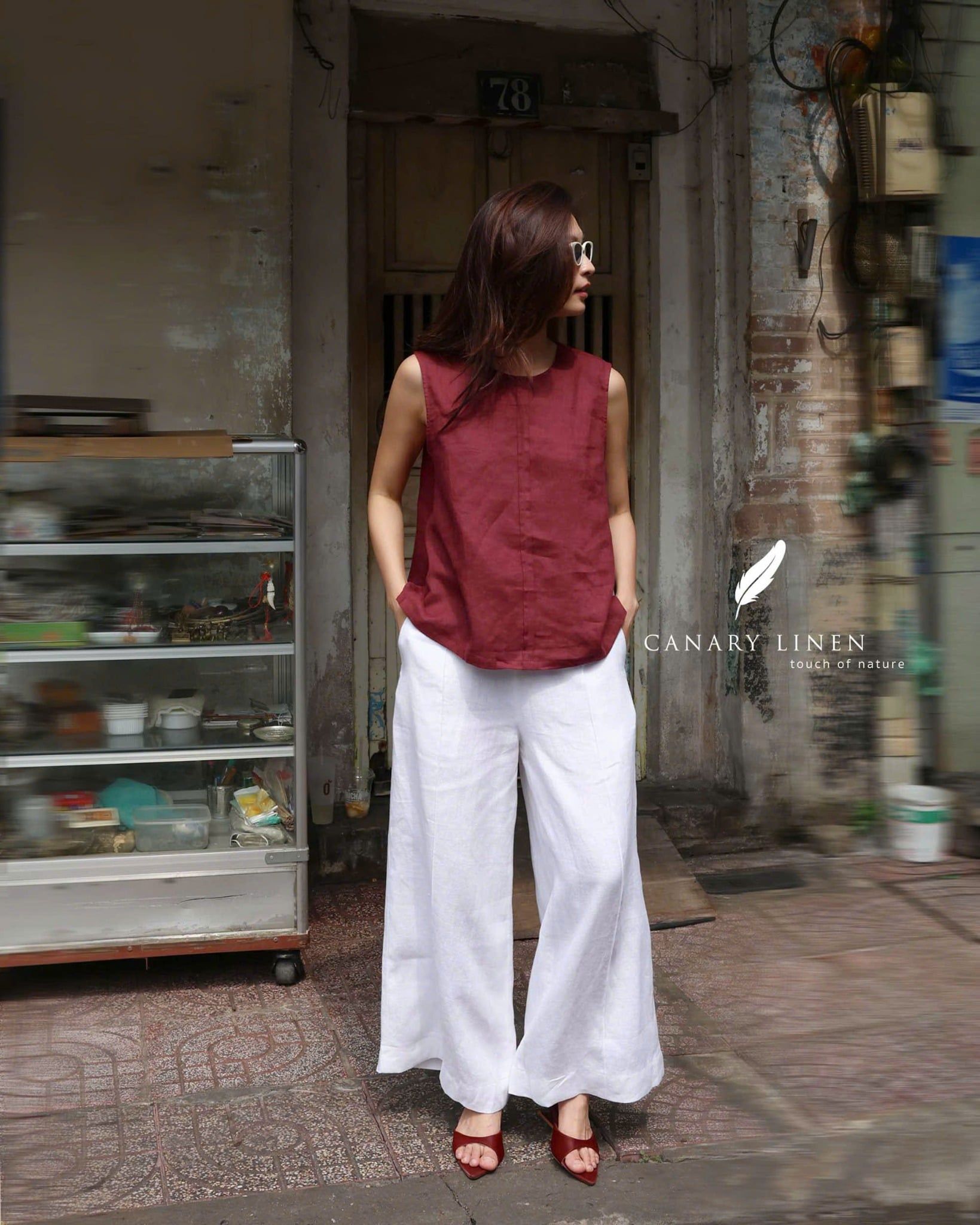  Midline Pants - Trắng 