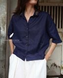  Rusea Shirt - Xanh navy 