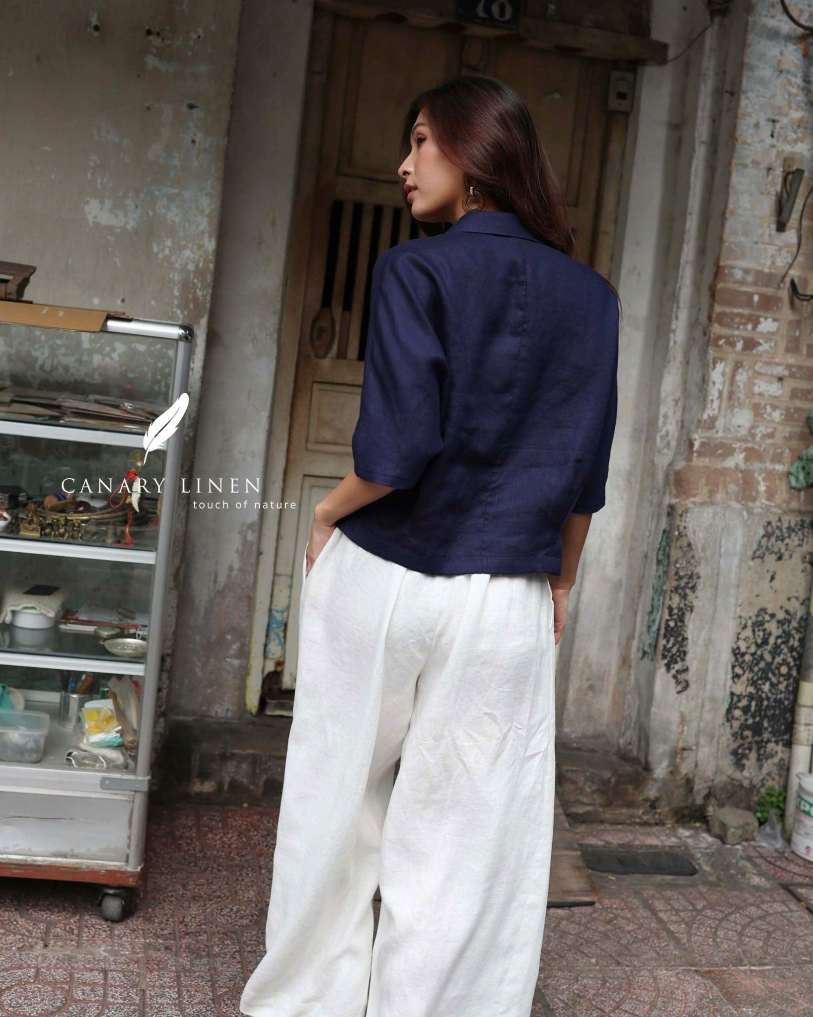  Rusea Shirt - Xanh navy 
