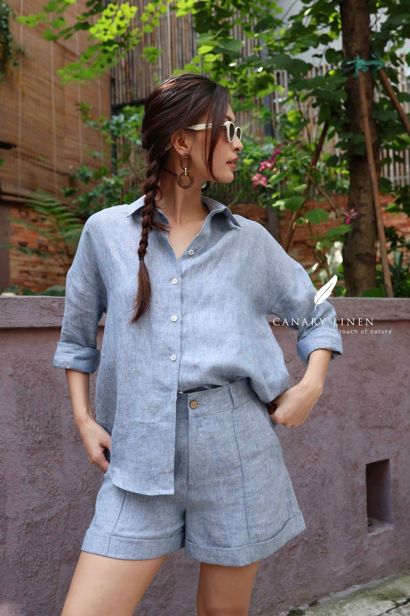  Backline Shirt - Xanh nhạt 