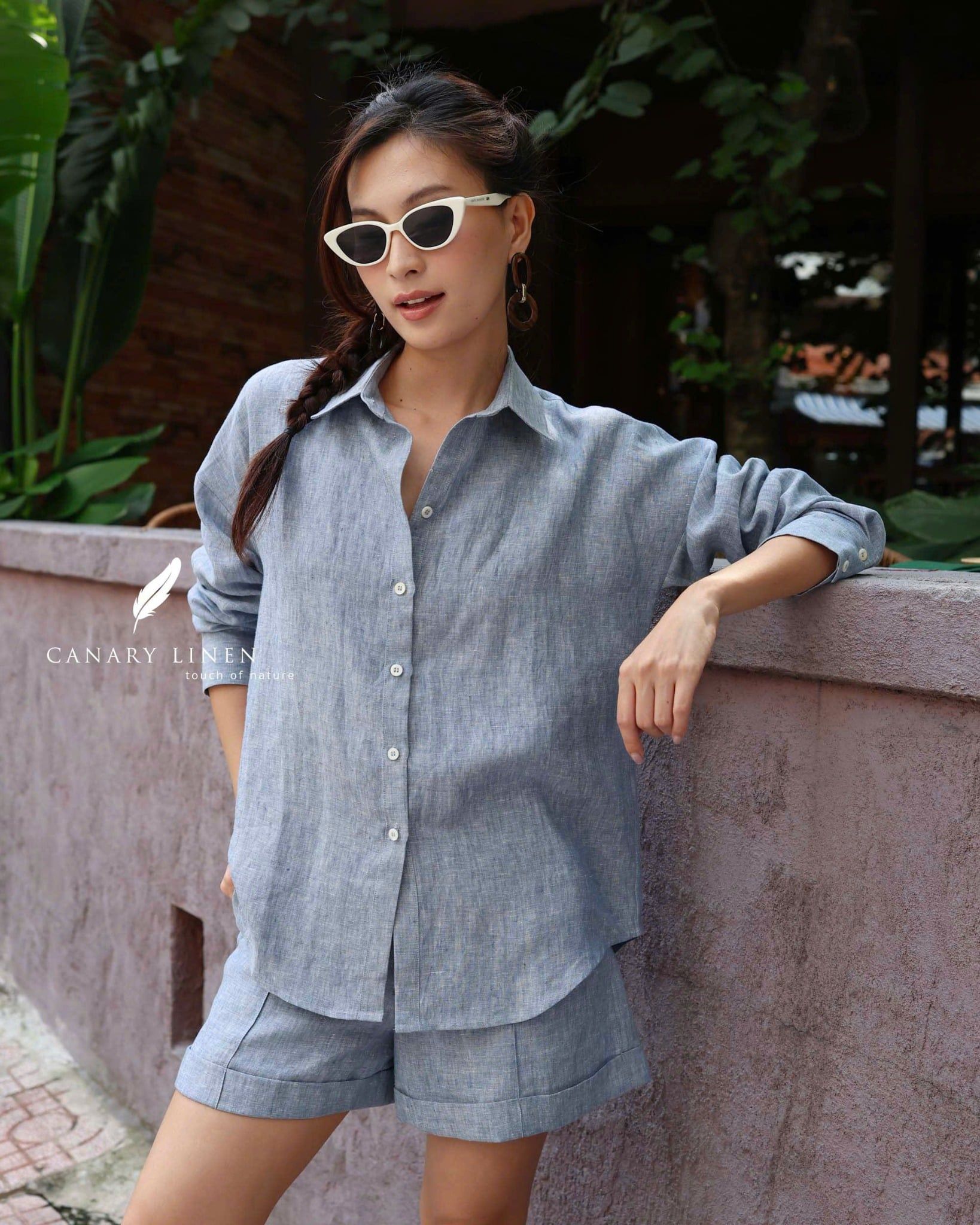  Backline Shirt - Xanh nhạt 