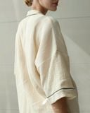  Calma Set - Kem viền đen 