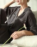  Calma Set - Xám đậm viền nhạt 