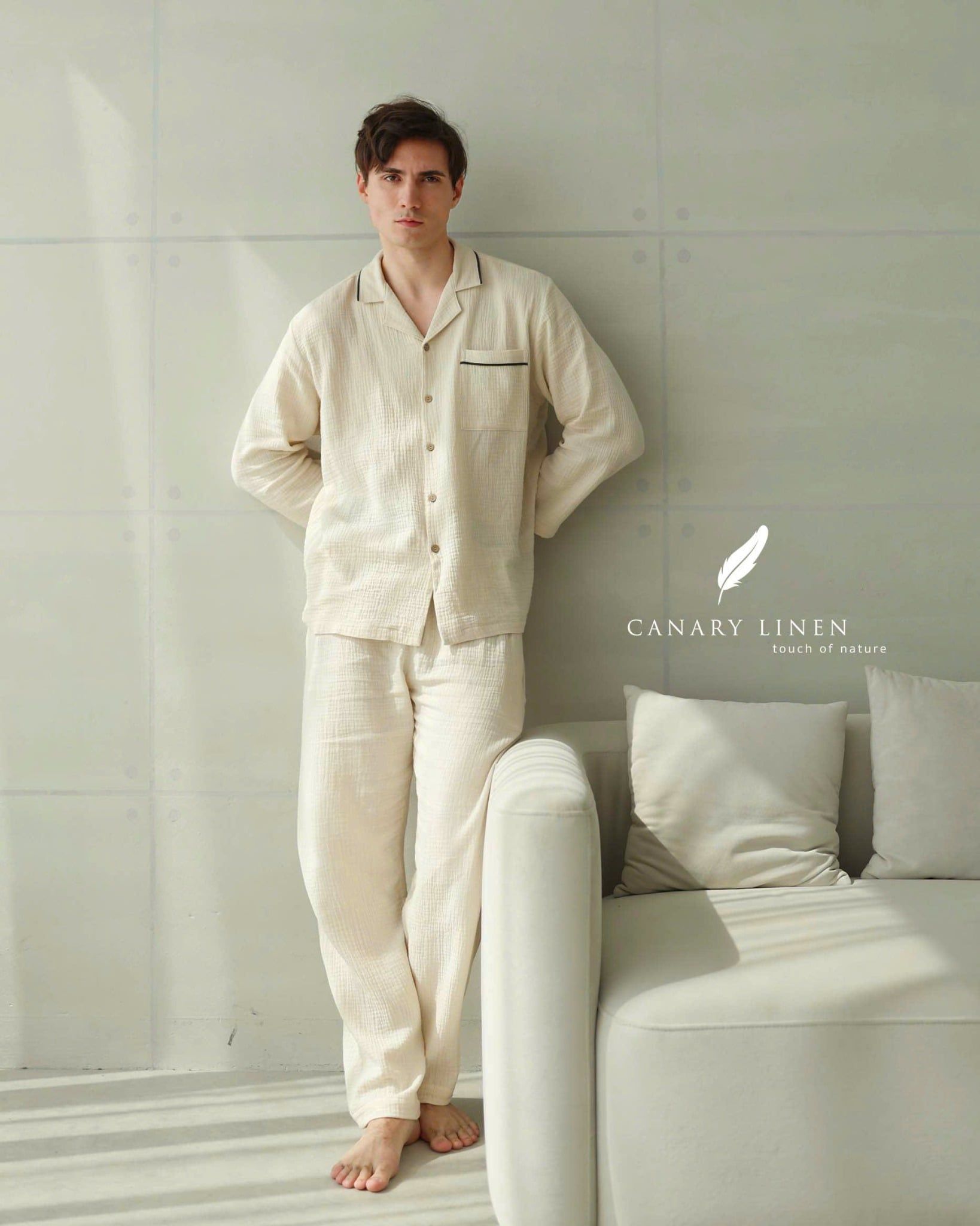  Men - Cove Set - Kem viền đen 