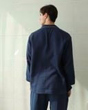  Men - Cove Set - Xanh navy viền xám 