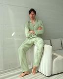  Men - Cove Set - Xanh đậu viền nâu 
