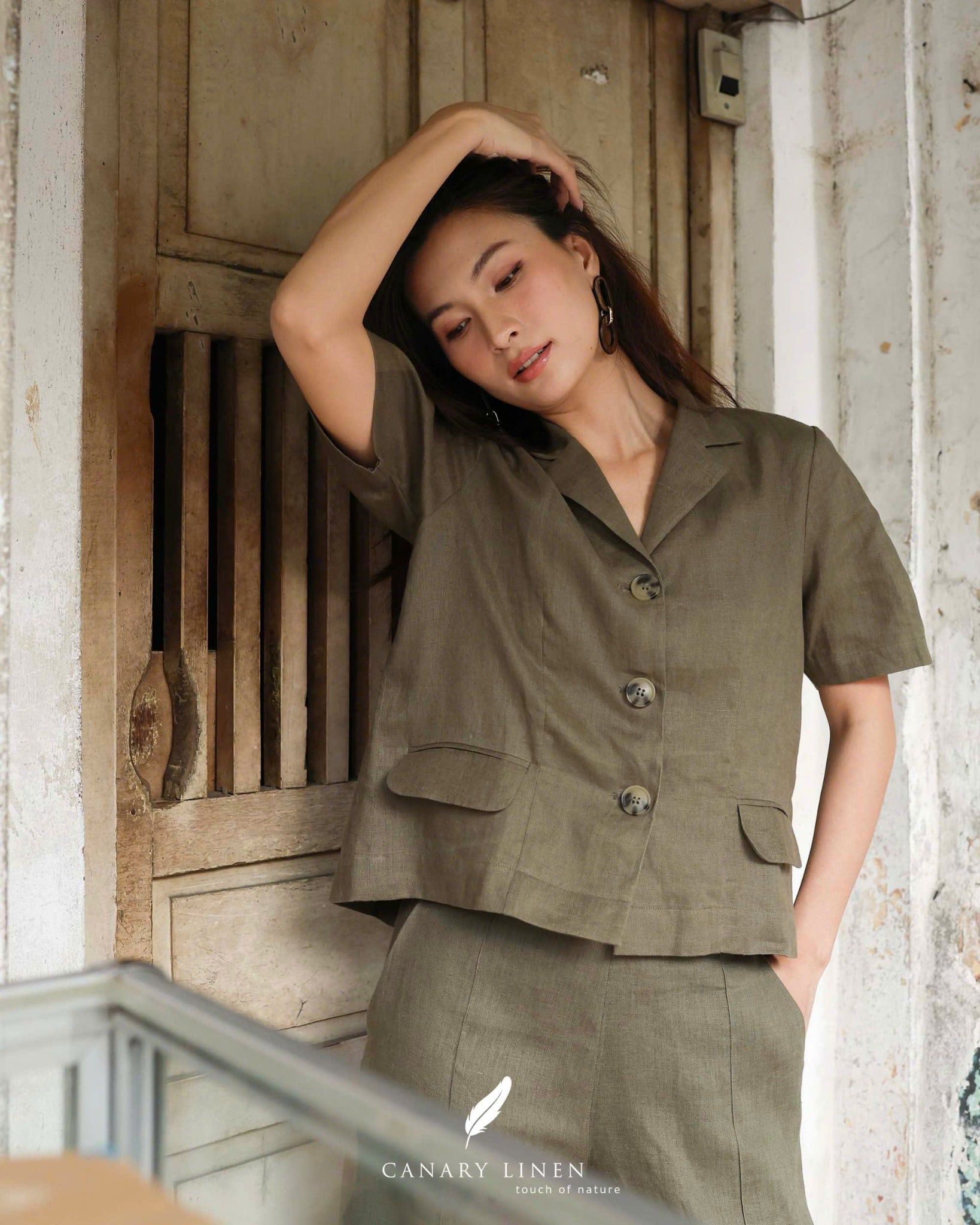  Sono Blazer - Xanh rêu 