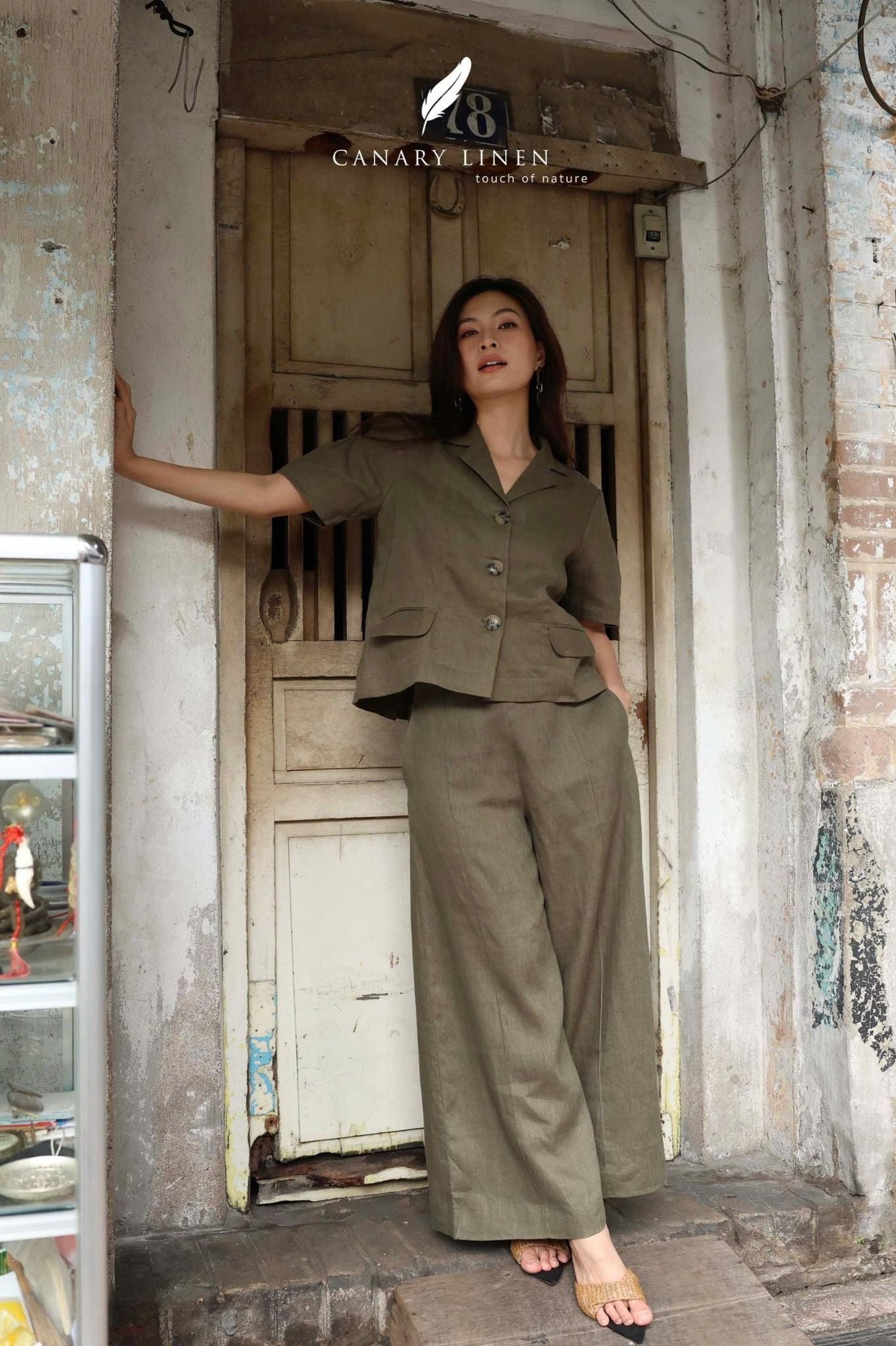  Sono Blazer - Xanh rêu 