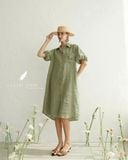  Volia Dress - Rêu nhạt 