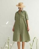  Volia Dress - Rêu nhạt 