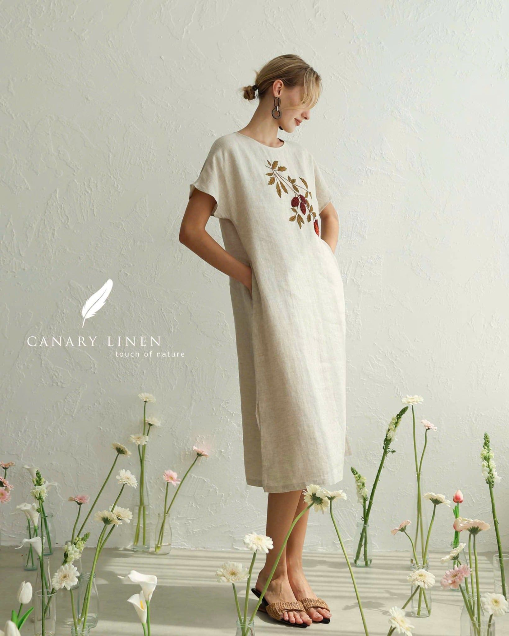  Mori Dress - Muối tiêu 