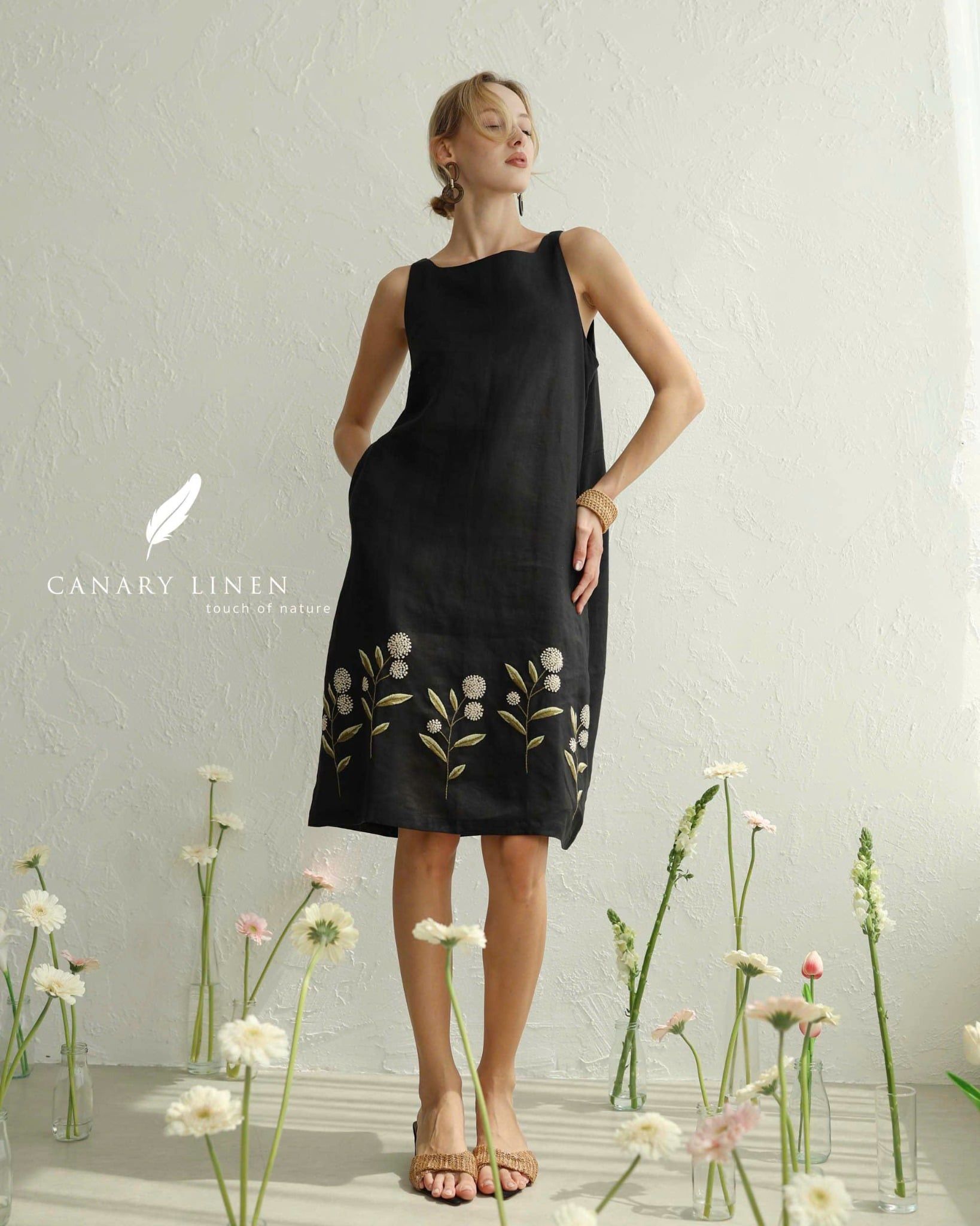  Meadow Dress - Đen 
