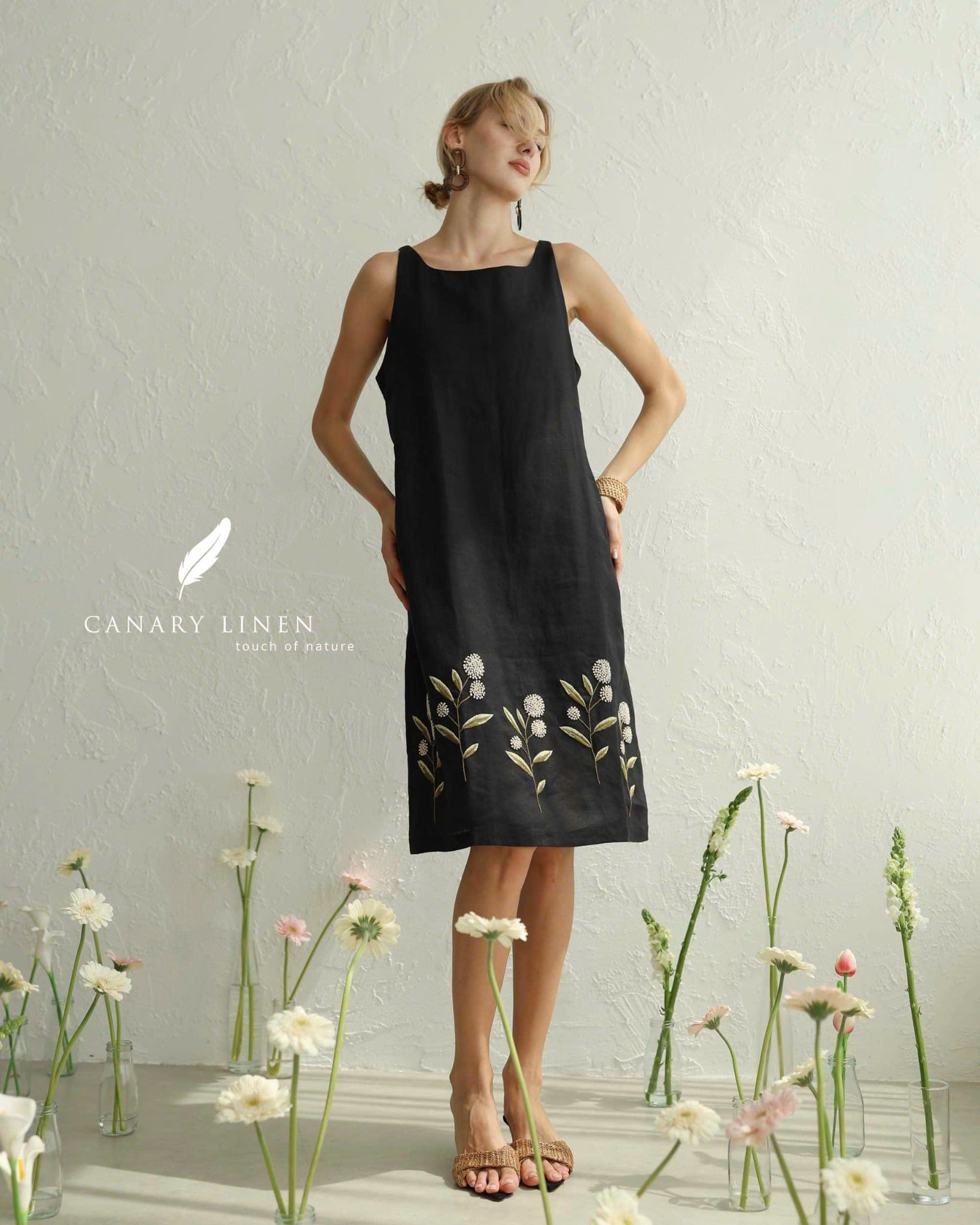  Meadow Dress - Đen 