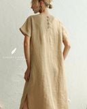  Mori Dress - Nâu nhạt 